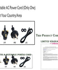 Adapters for US, EU, UK, AU with warranty certificate for 12V AC DC Power Adapter Compatible With Popular Telescopes And RC Gear UL Listed