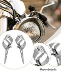 Heavy Duty Two Headlight Mount Bracket For Front Fork Tubes 35mm To 48mm Clamp Holder with motorcycle headlight