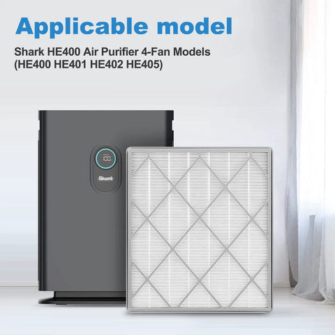 Two Pack HE401 Replacement Filter For Air Purifier 4 Models Including HE400 HE401 HE402 HE405 UA415, Compatible Filter
