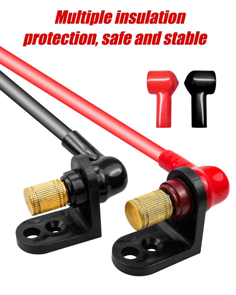 Rugged Jump Post Kit With Cable And Mounting Bracket For UTVs And ATVs Heavy Duty Remote Battery Charging Post Kit detail view