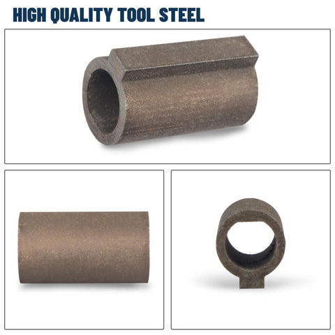 NMRV030 RV30 Shaft Sleeve Adapter For 8mm Motor Shaft To 11mm Bore Reducer Sleeve showing tool steel material
