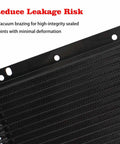 Vacuum sealed joints of Premium Transmission Cooler Kit For Subcompact To Compact Cars, Keeps Transmission Temps In Check