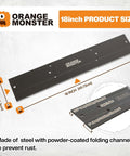 Heavy Duty 18 Inch Sheet Metal Bender for HVAC Ductwork with steel construction and rust-resistant coating.