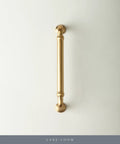 Brass Gold Cabinet Handles Two Pack 5 Inch 128mm Solid Zinc Alloy Drawer Pulls For Cabinets, Dressers, And Furniture