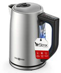 Six Preset Temperature Electric Kettle With Dope Precision Control, 1.7L Stainless Steel, 1500W Fast Boil For Oolong And Green Tea, Strix Thermostat, Auto Shutoff, Sleek Modern Kitchen Water Boiler