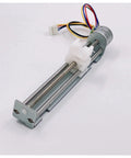 Dc Stepper Motor Driver 5V To 9V 2 Phase 4 Wire For Precision Motion with 80Mm Linear Actuator and 15.5 Ohm Coil, front view
