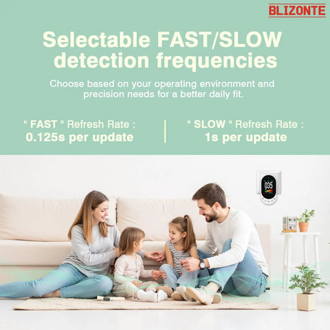 Plug-In Wall Decibel Meter With 3-In-1 Noise Temp And Humidity Detector For Home, Classroom, Library Or Rental, Real-Time Sound Level Readout With Fast Or Slow Refresh, Max/Min Data Hold, 30-130 dBA, wall-mounted in living room