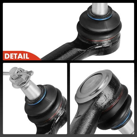 Front Outer Tie Rod End Replacement For Infiniti JX35 2013, QX60 2014 To 2019, Nissan Murano 2015 To 2022, Pathfinder 2013 To 2020 Left And Right Driver And Passenger Side To Fix Uneven Tire Wear And Keep Your Ride Steady. steel ball stud and boot detail