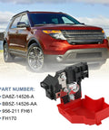 Heavy Duty Battery Terminal End Circuit Breaker Replacement For Da8z14526a with red housing near Ford Explorer.