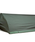 Forest Green Hybrid Ground Tent Or Hammock With Strap Bundle For Car Camping And Backpacking, All In One Tent Hammock setup