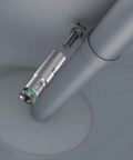 Deep Three Eighths Inch Drive Socket 14 Mm Hex, 64 Mm Long For Low Clearance Fasteners, Hex Profile tool in use on pipe bolt.