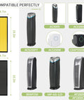 Germ Guardian Compatible HEPA Filter C Replacement for Pet Air Purifier layout with compatible purifier models shown.