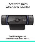 Super Crisp 1080p HD Webcam With Dual Built In Mics And A Smooth 78 Degree Field Solid Pick For Seamless Zoom Calls And Microsoft Teams Daily Hustle Work Setup with clear lens focus.