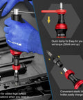 Torque Screwdriver Set 10 To 80 In Lb, 99 Piece Precision Kit With T Bar shown in use on mechanical equipment.