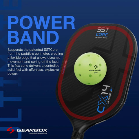 CX14H Next Level Power Hyper Pickleball Paddle With 3 5 Eighths Inch Handle, 8.5 Oz Weight, 3K Woven Carbon Fiber Face