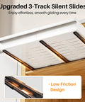 Make Kitchen Storage A Cinch With This Expandable Pull Out Organizer Featuring Full Extension Roll Out Slides And Raised Pads For Framed Units Organize Pots Slick And No Sweat with upgraded silent slides.