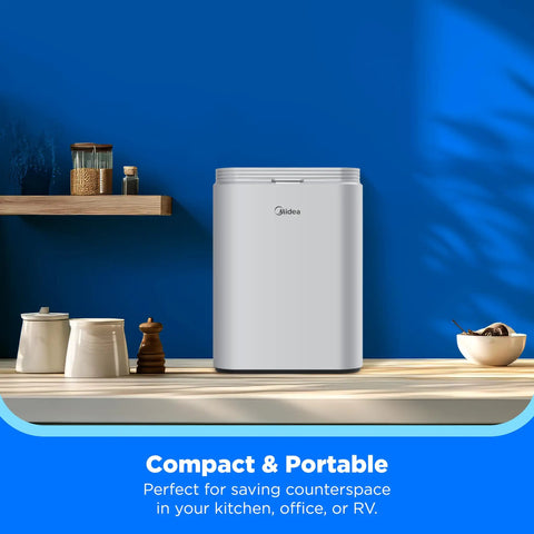 Countertop Bullet Ice Maker Fast Ice 8 Bullets In 6 Minutes Up To 26 Lbs Per Day Self Cleaning With Ice Scoop And Basket compact portable