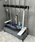 Must-Have All In One Cleaning Tool Cart and Organizer for Home, Office, School, and Restaurant with mop and broom holder