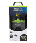 Rechargeable Lantern 314 Lumens With Fast USB Charge In 3 Hours, in packaging showing multi mode features for outdoor use