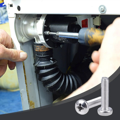 Installation using M2.5x12mm Pan Head Phillips Machine Screws 304 Stainless Steel Fasteners Bolts 60 Pack For DIY Nerds And Pros