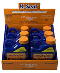 Display of K Seal All Purpose One Step Permanent Coolant Leak Repair 8 Oz Bottles in a retail box.