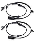 Rock Solid Front Left And Right Abs Wheel Speed Sensors Built Rugged For Jeep Grand Cherokee And Dodge Durango, black wiring and connectors.
