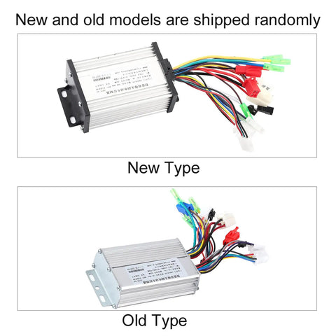 Premium Aluminum Brushless Motor Regulator With Overcurrent Protection For Electric Bikes Easy Install Automatic Identification Durable Build Safety Rated Controller For Smooth Power And Reliable Riding, new and old models shown
