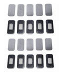 Set of No Drill Magnetic Cabinet Door Catch With Adhesive Backing, Stainless Steel, Ultra Thin, for Kitchen or RV Closures.