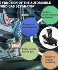 Mechanic with chart showing functions of Audi 2.0T PCV Valve Engine Crankcase Vent Oil Separator With Gasket And O Ring Seal