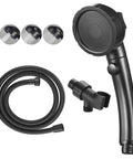 High Pressure Handheld Shower Head With On Off Pause Switch No Hassle 3 Spray Modes Shut Off Button Removable Camper Shower Head Kit