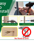 410 Pcs Self Drilling Drywall Anchors Kit With Two Anchor Sizes And Four Screw Sizes Including 155 Pcs 12x30 Mm Anchors, 50 Pcs 12x40 Mm Anchors, 205 Zinc Screws And A 50 Mm Cross Groove Drill Bit For Easy No Drill Wall Mounting installation steps