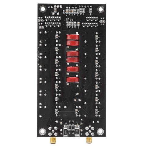 ATU-100 Mini Automatic Antenna Tuner Kit For Ham Radio Nerds With OLED Display DIY Tuner Board Real Time Tuning Easy Firmware Program Compact Auto Tuner For Wideband Signals top view showing circuit components