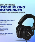 ProFX12v3+ 12-Channel Mixer With Effects And Bluetooth Bundle headphones, lightweight and closed-back design shown.