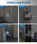 Image showing widely applicable uses for Snag These Heavy Duty 4 Inch Self Closing Door Hinges 2 Pack Spring Loaded Satin Nickel.