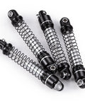 Beefy Aluminum 28mm RC Car Shocks for Axial SCX30 K10 JLU 1/30 Crawler Upgrades Black