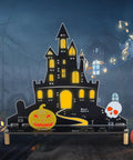 Halloween Music Castle Soldering Kit For Teens And Adults With Dual Lighting Modes And Spooky Sound, DIY Ghost Castle Project Display