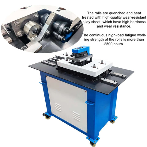 Electric Sheet Metal Seamer Pro Grade Multi Functional Seam Lock Forming Machine With 7 Shape Options for industrial use