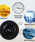 4 Pack Trailer Hub Dust Caps Rubber Grease Plugs For Ez Lube Style Hubs 85 1 Cap with resistance to oil, pressure, chemicals, seawater