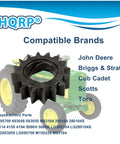 Starter Motor Pinion Gear Bendix Plastic 16 Tooth Fits Briggs And Stratton And More Replacement For 695708 693058 693059