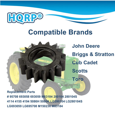 Starter Motor Pinion Gear Bendix Plastic 16 Tooth Fits Briggs And Stratton And More Replacement For 695708 693058 693059