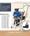 235014 Prime Spray Valve Kit Drain Valve for Airless Paint Sprayers 210 230 390 395 490 495 595 3400 with machine