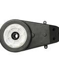 High Speed 12V RS550 Gearbox Motor For Ride On Cars 30000RPM Upgrade shown in side view, black and white components visible