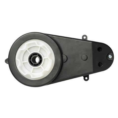 High Speed 12V RS550 Gearbox Motor For Ride On Cars 30000RPM Upgrade shown in side view, black and white components visible