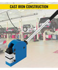 Sheet Metal Shrinker And Stretcher Kit With Two Jaws And Housing in a garage setting