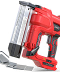 Heavy Duty Cordless Brad Nailer And Staple Gun Combo Made To Fit Milwaukee 18v Tools with staples beside it.