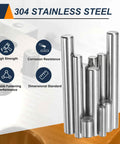 50 Pack M3 Dowel Pins 3mm By 40mm 304 Stainless Steel Cylindrical Shelf Support Pegs For Metal And Wood Furniture DIY Enthusiasts Installations Quick Fit Easy Insertion And Removal Durable Fasteners