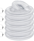 Heavy Duty 4 Inch PVC Dust Collection Hose, 50 Feet Long, Flexible Clear Debris And Fume Collector With Stainless Steel Clamps