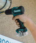Killer Cordless Driver Drill Packing 12 Volt Max Brushless Power With Precision Chuck And Featherlight Frame For Snug Workspaces And Serious Grinds Daily in use for mounting.