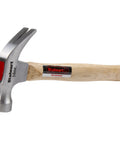 16 Ounce Claw Hammer Handy For DIY And Woodworking With Natural Wood Anti Vibration Handle And Drop Forged Steel Head Lightweight Durable Framing Hammer For Home Projects Repairs And Everyday Use - Side View