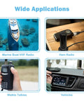 Go-To Dual Band Vehicle Ham Radio Antenna For VHF 136-174 MHz And UHF 400-470 MHz With Beefy Large Magnetic Base applications
